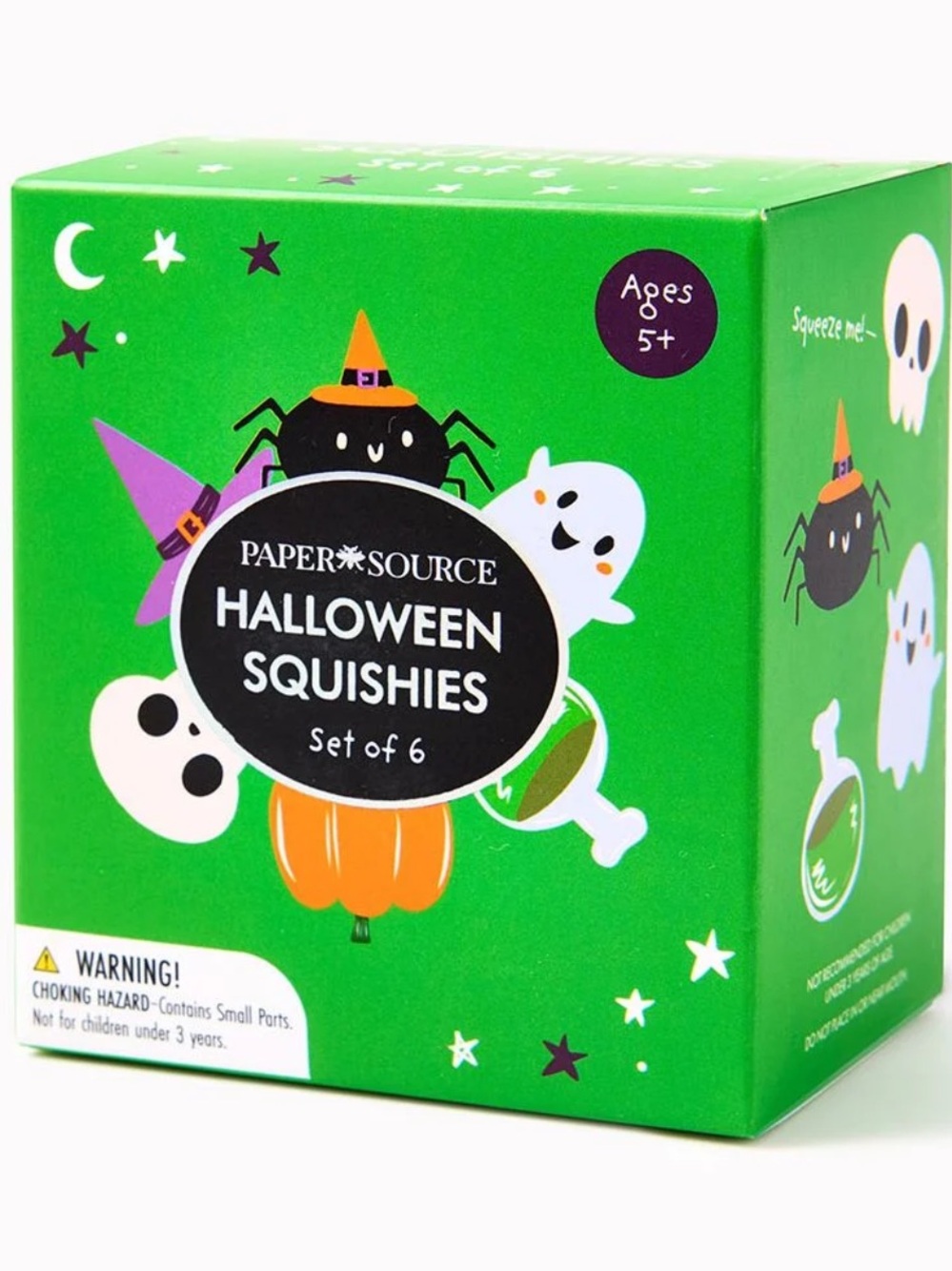 Paper Source Halloween Squishies Green Box - Set of 6